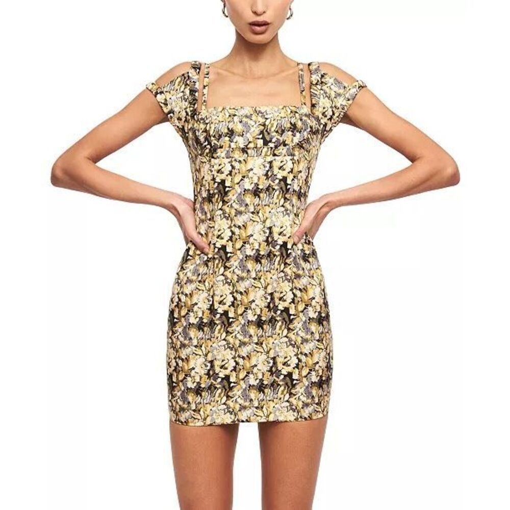 NEW Lioness Villa Printed Mini Dress in Floral XL